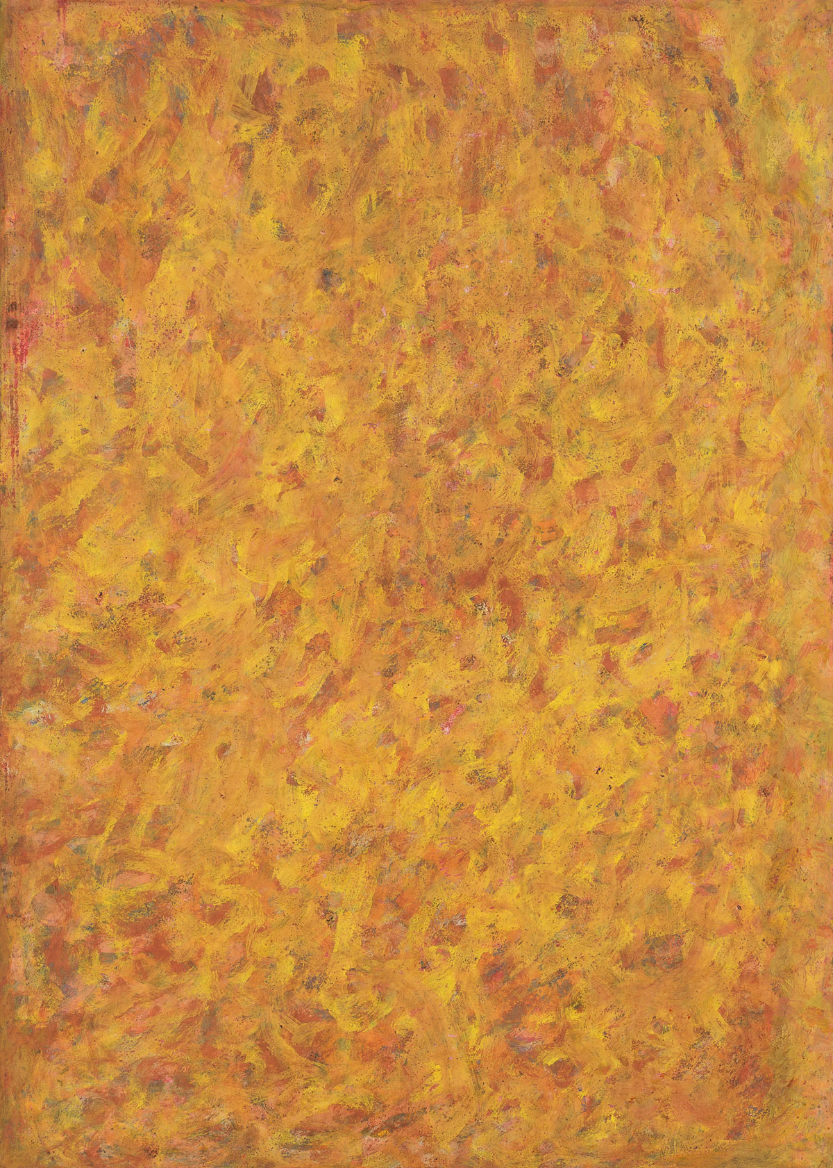 BEAUFORD DELANEY (1901 - 1979) Untitled (Composition in Yellow, Orange and Red).